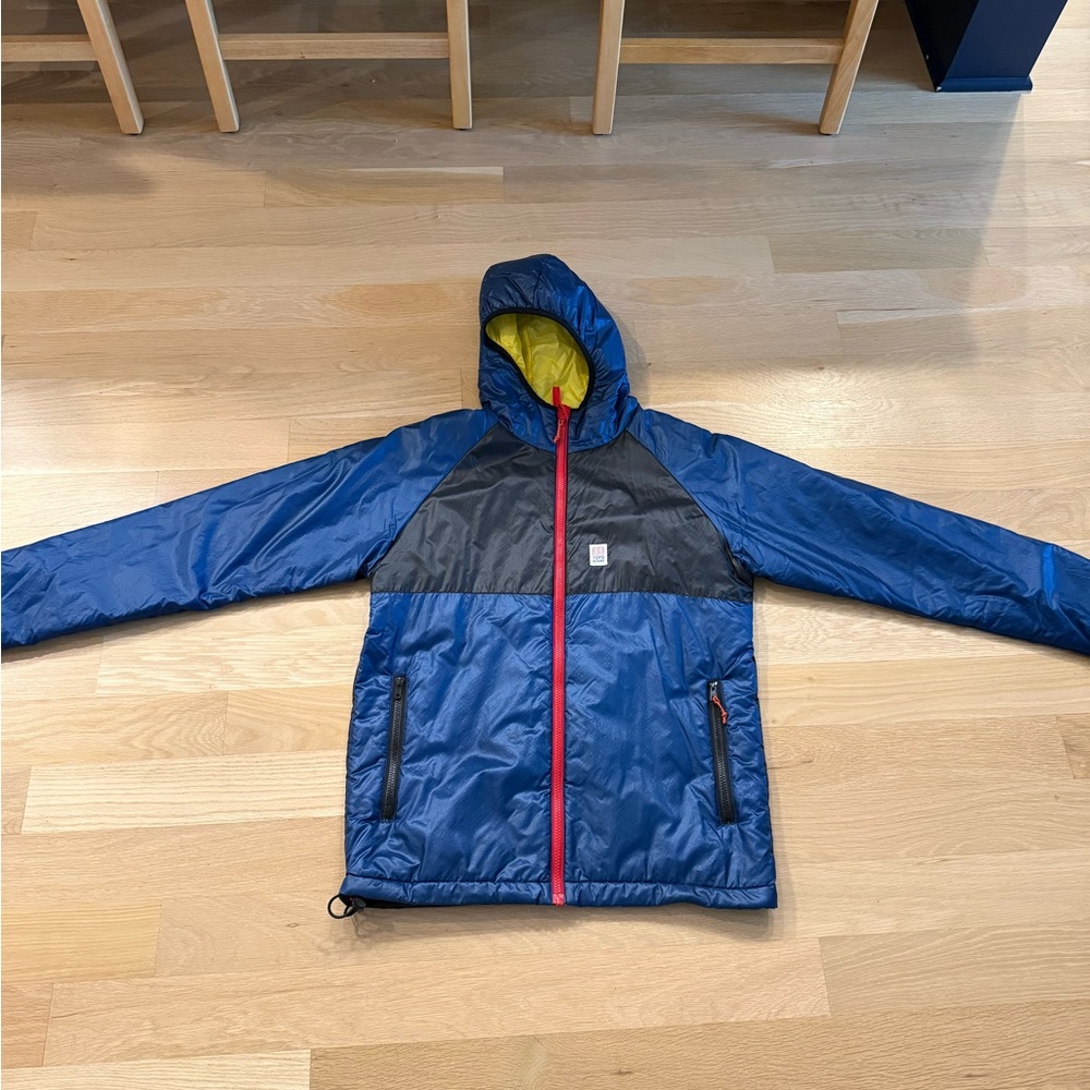 Topo Designs Blue and Black Performance Jacket